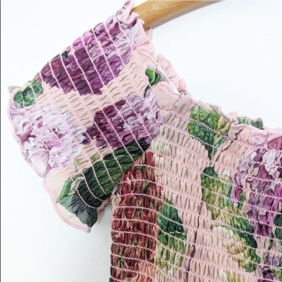 NWT Show Me Your Mumu Truvy Smocked Crop Top - Picture 6 of 8